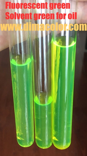 Tinturas plásticas solventes fluorescentes da cera do óleo do verde 5 do amarelo 8g